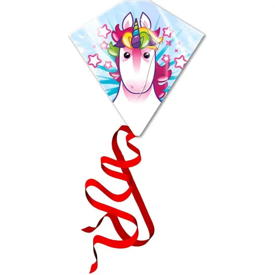 Eolo Kites Ready 2 Fly - Enhjørningdrage, 59x55 cm