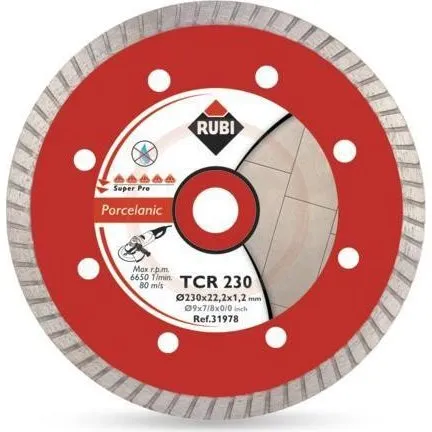 Rubi Superpro Diamantklinge 125mm til Porcelænsfliser
