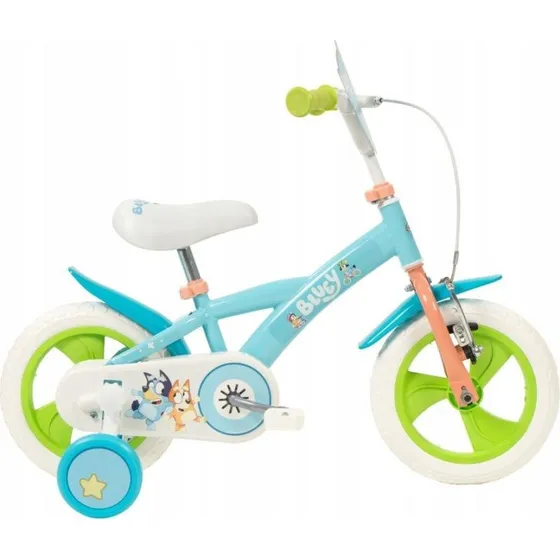 Toimsa Bluey 12" Børnecykel med Aftagelige Støttehjul