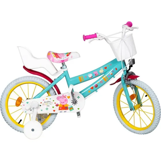 Toimsa TOI1698 16" Børnecykel Peppa Pig, Grøn