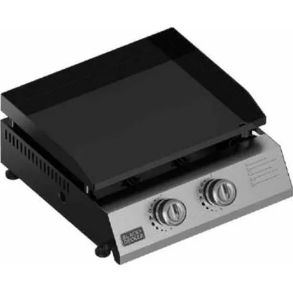 Black & Decker BXOP4900E 2-brænders gasgrill, sort