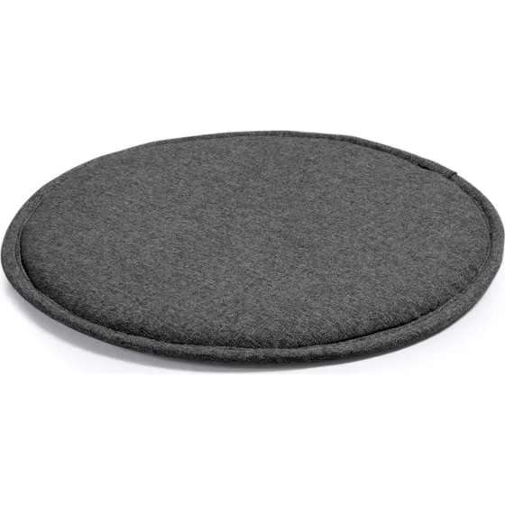 Kave Home Silke Rund Sædehynde Ø35 cm, Sort