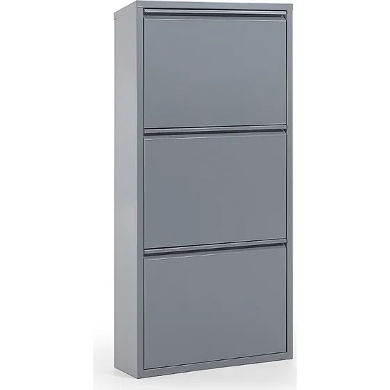 Kave Home Ode skoreol grå 103x50x15 cm, 9 par sko