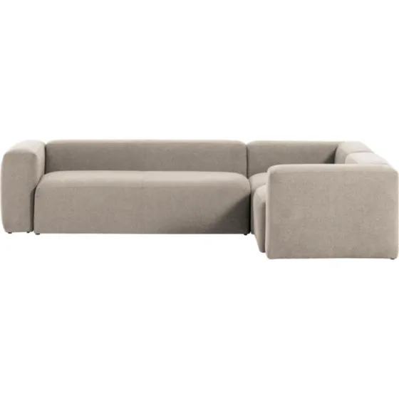 Kave Home Blok hjørnesofa beige 320x230 cm