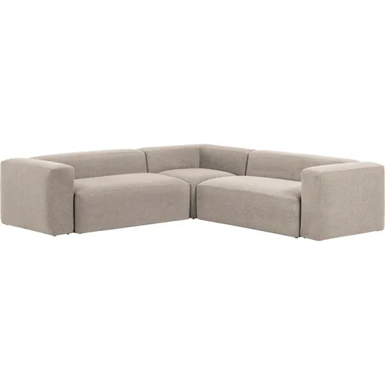 Kave Home Blok Hjørnesofa Beige 290x290 cm