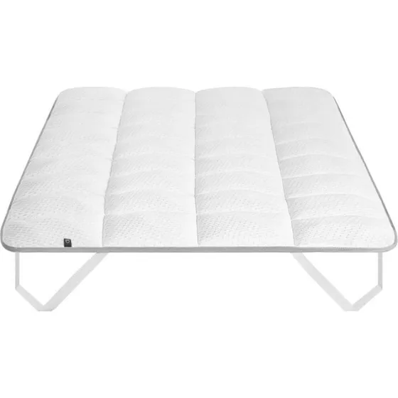 Kave Home Freya Topmadras 90x200 cm Hvid Memoryskum & Akrylfibre