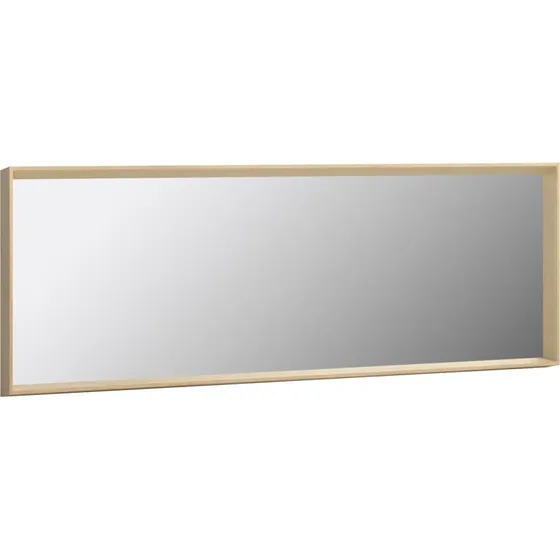 Kave Home Nerina spejl 152x52 cm naturvalnød, til væg og gulv
