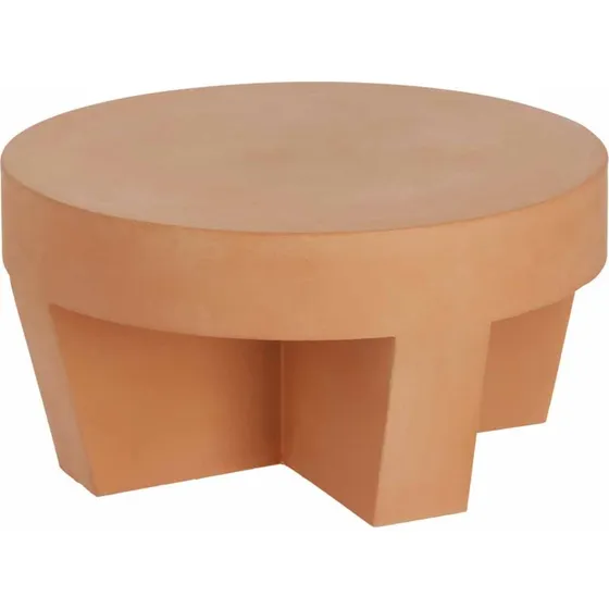 Kave Home Vilena havebord, rund, terracotta (Ø60)