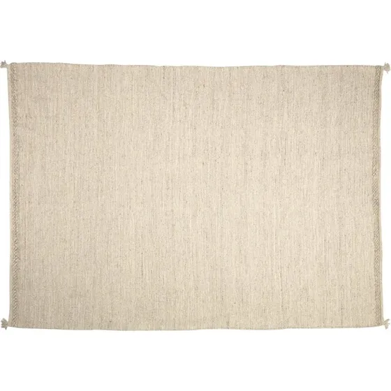 Kave Home Carime Gulvtæppe 200x300 cm Beige Uld/Bomuld/Polyester