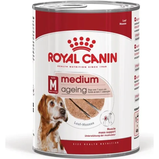 Royal Canin Medium Ageing Loaf Vådfoder til Senior Hund - 410 g
