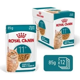 Royal Canin Ageing 11+ Vådfoder i Sovs, 12×85 g