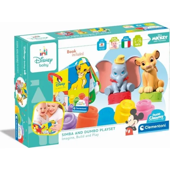Clementoni Baby Clemmy - Disney Classics Playset med Simba og Dumbo