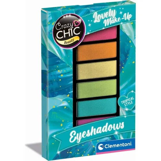 Clementoni Crazy Chic Eyeshadow Tropical 8pcs