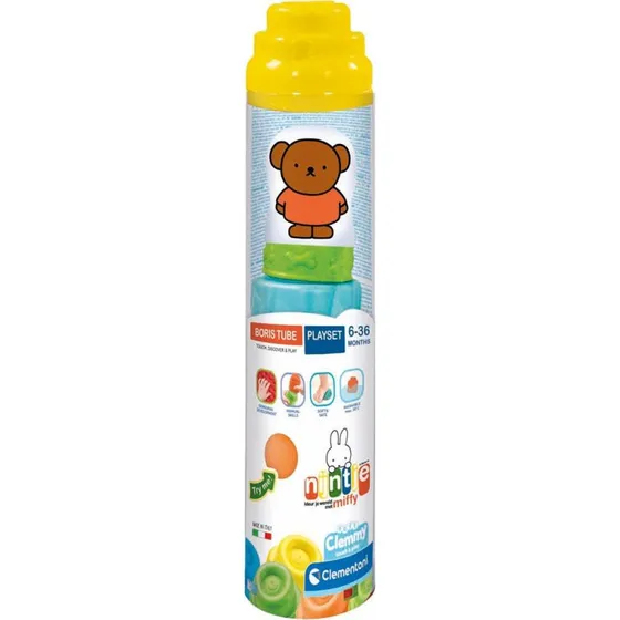 Clementoni Baby Nijntje Boris Clemmy Soft Blocks i Rør, 5 stk.