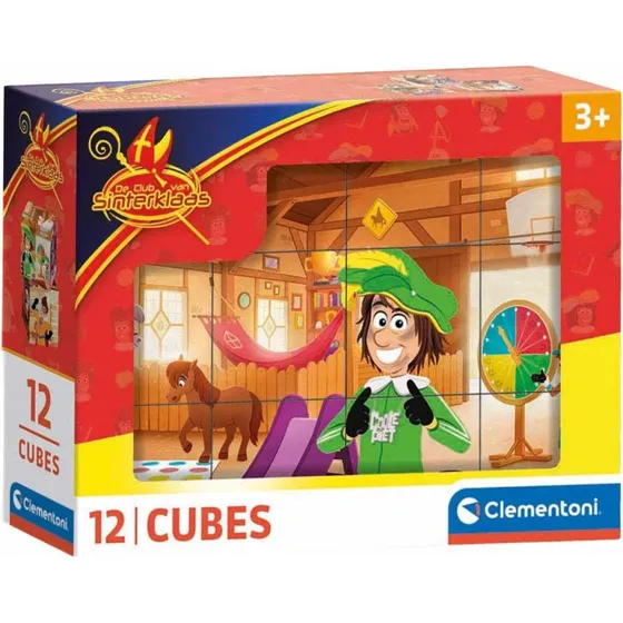 Clementoni Block Puzzle Sinterklaas – 12 klodser