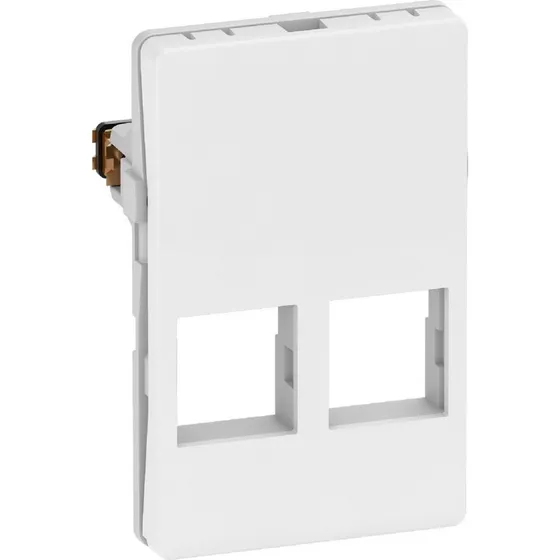 LK Fuga Dataudtag 2x Systimax 1,5 Modul - Hvid
