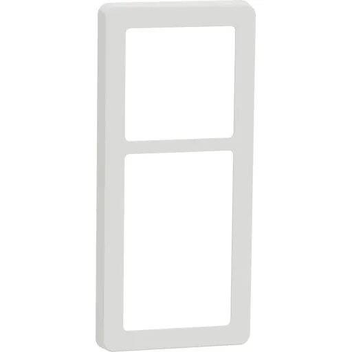LK Fuga Base 63 ramme, 2,5 modul, hvid