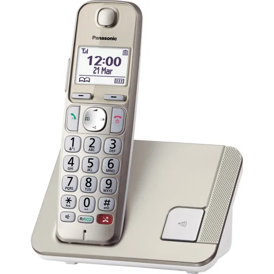 Panasonic KX-TGEA25EXN DECT-håndset med LCD-display, Champagne