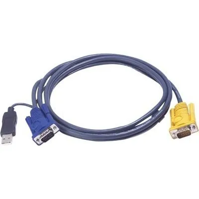 ATEN KVM-kabel 2L-5205U, SPHD15 til HD15 & USB A, 5 m