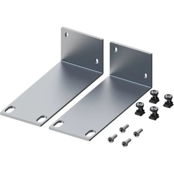 Teltonika Rack-monteringspakke, 1U, Sølv