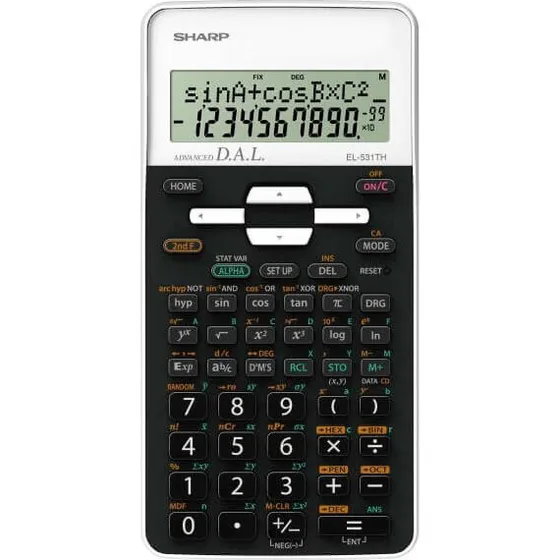 Sharp EL531THBWH Videnskabelig Lommeregner - Hvid