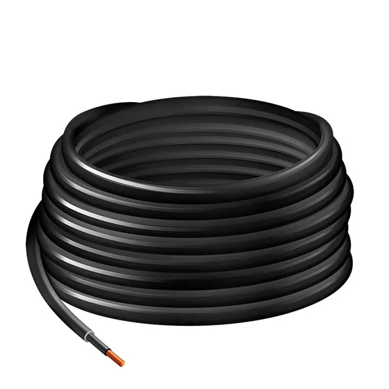 Solar installation kabel H1Z2Z2-K, 6 mm², Sort, 25 m