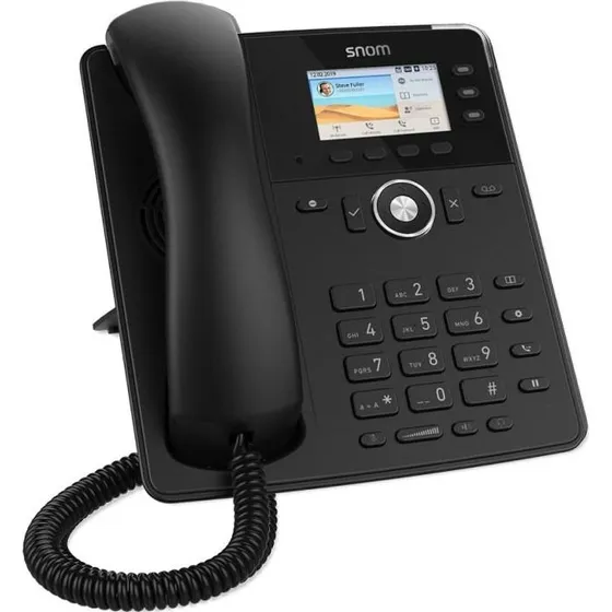 Snom D717 IP-telefon - Sort, 3 linjer, 2,7" TFT-skærm