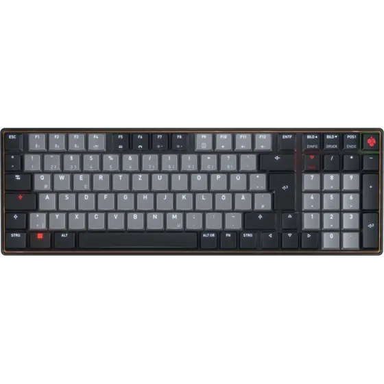 CHERRY KW Mekanisk Tastatur - 96% Compact - Low Profile - Hvid