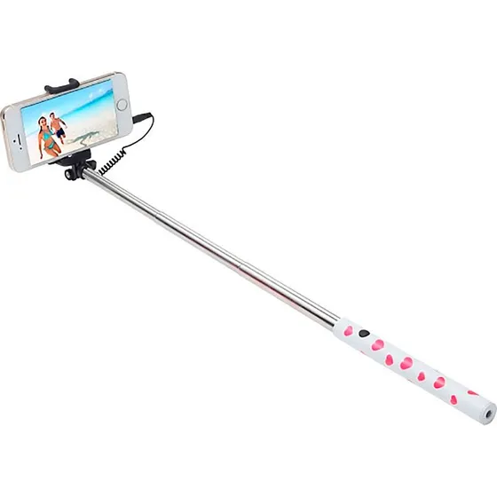 Ultron Hot Shot Selfie-stang (15,5-45cm) Hvid/Pink