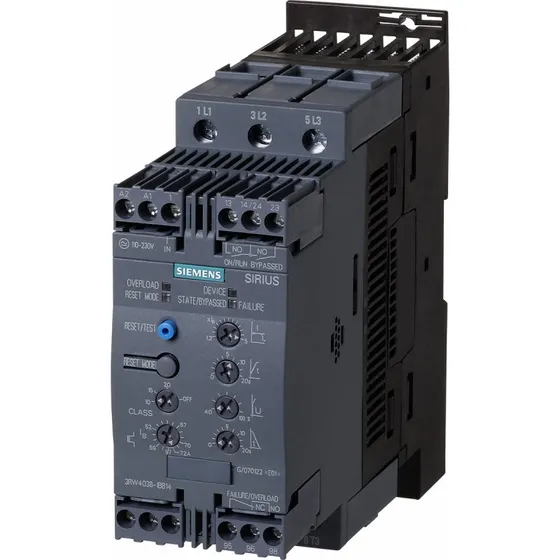 Siemens Sirius Softstarter 30kW 400V 63A 3RW4037-1BB14