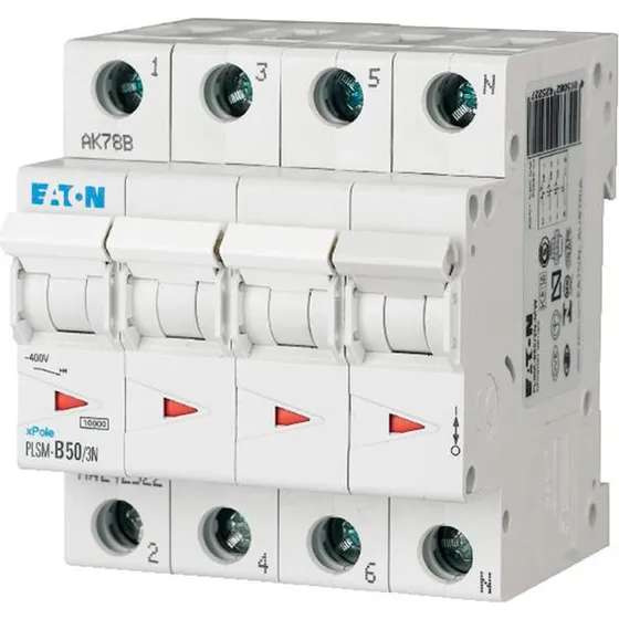 Eaton Automatsikring 3P+N 20A C 6kA (Moeller)