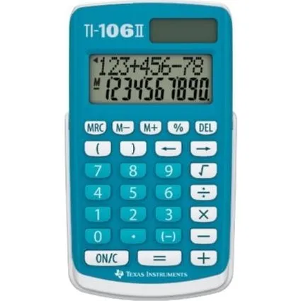 Texas Instruments TI-106 II Grundlæggende Lommeregner