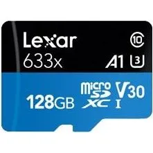 Lexar 633x microSDXC 128 GB - U3 V30 Class 10