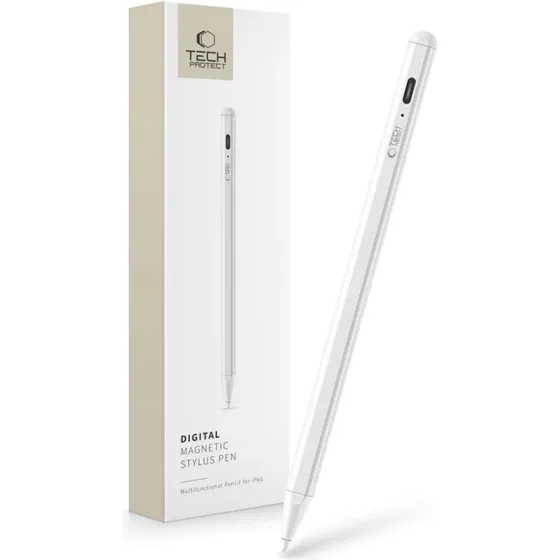 Tech-Protect Digital Stylus Magnetic til iPad – Hvid