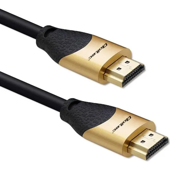 Qoltec GOLD HDMI-kabel med Ethernet 2m Sort