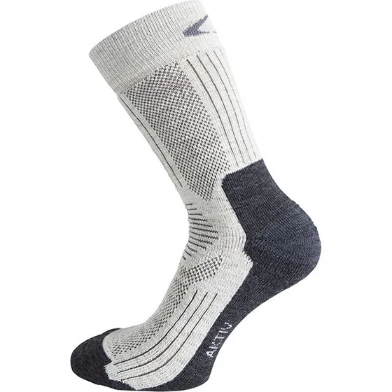 Ulvang Aktiv varme uldstrømper, vanilla/charcoal melange, 34-36
