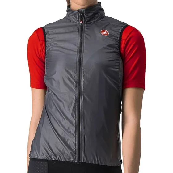 Castelli ARIA W VEST Vindvest - Mørkegrå