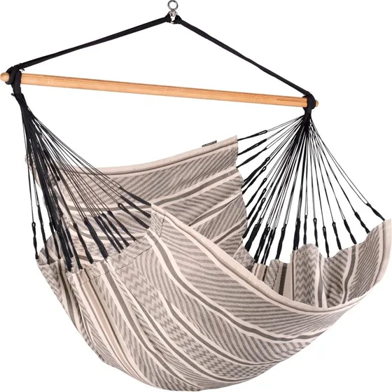 LA SIESTA® Habana Kingsize hængestol i økologisk bomuld - Zebra
