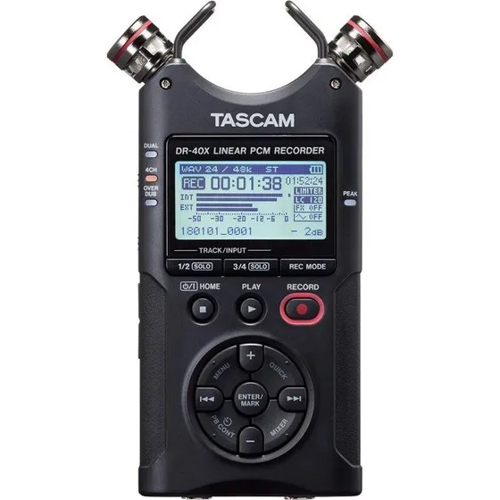 Tascam DR-40X Håndholdt Stereo Lydoptager