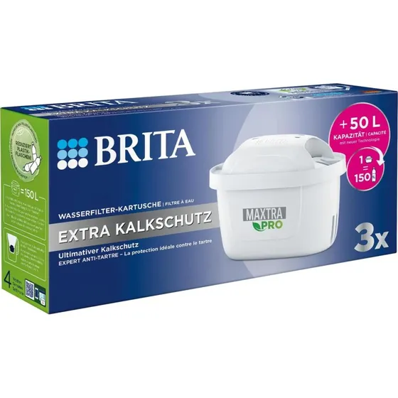 Brita MAXTRA PRO Vandfilterpatroner - Ekstra kalkbeskyttelse (3-pak)