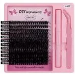 INF Falske øjenvipper sæt (240 klynger) – Naturligt look