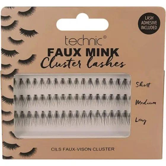 Technic Faux Mink individuelle vippeklaser – 54 stk