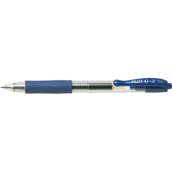 Pilot G-2 Gelpen 0,5 mm Blå - Bæredygtig med klikmekanisme