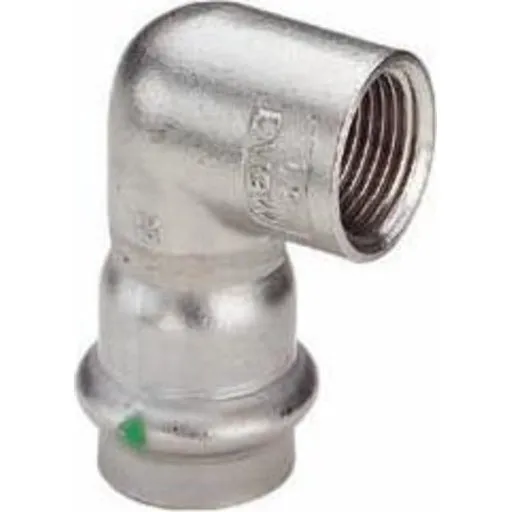 Viega Sanpress Inox rustfri vinkel 18 mm x 1/2" til brugsvand