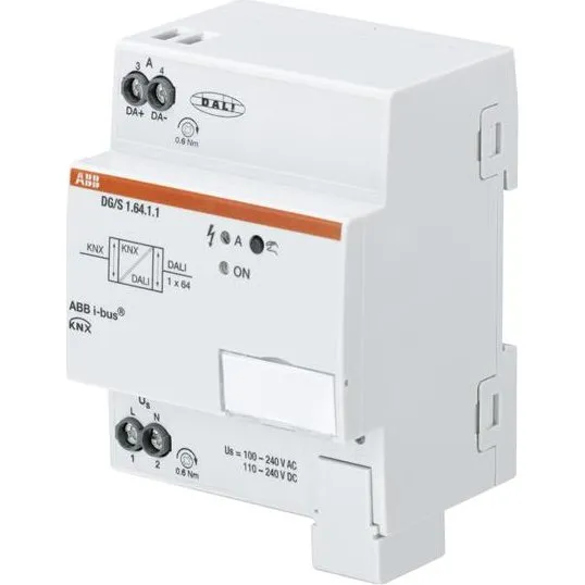 ABB KNX DALI Gateway, Basic 1-kanal, MDRC DG/S1.64.1.1