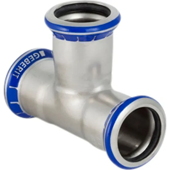 Geberit Mapress rustfri t-stykke 42-28-42 mm