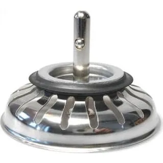 Blanco kurveventil med tap, Ø 79 mm, 18 huller, krom