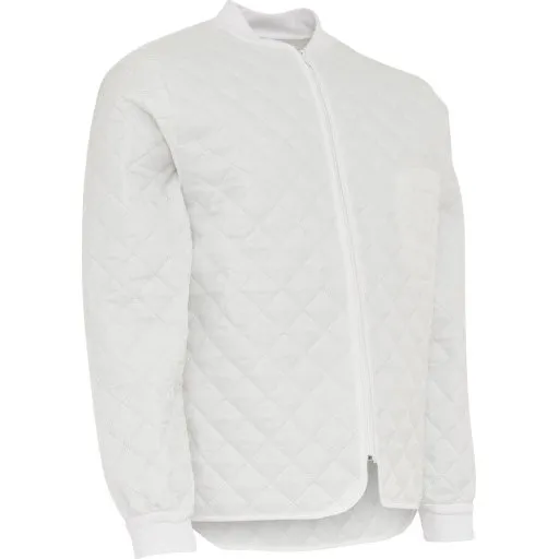Elka termojakke, hvid, str. 4XL