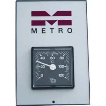 Analogt termometer 0-120°C til vandvarmer med kapillarrør