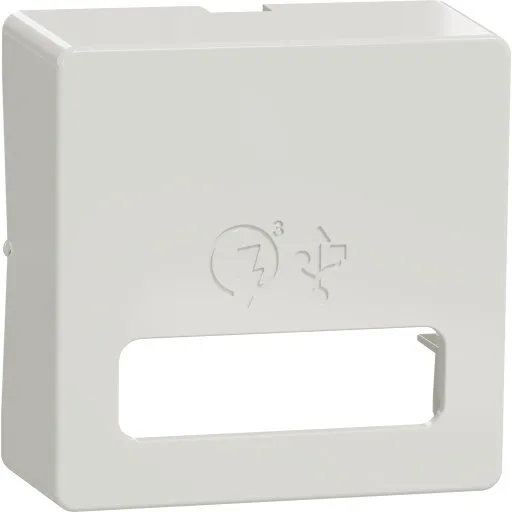 LK Fuga tangent til hurtig USB-lader A+C, lysegrå